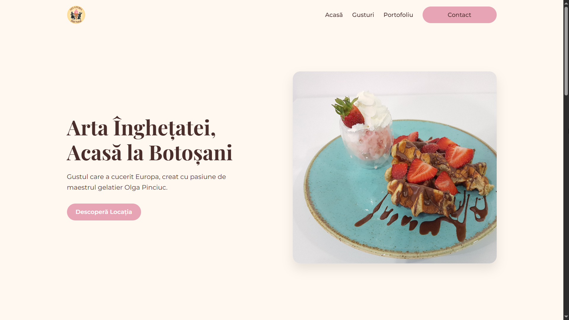 Gelateria Plai Natal Website